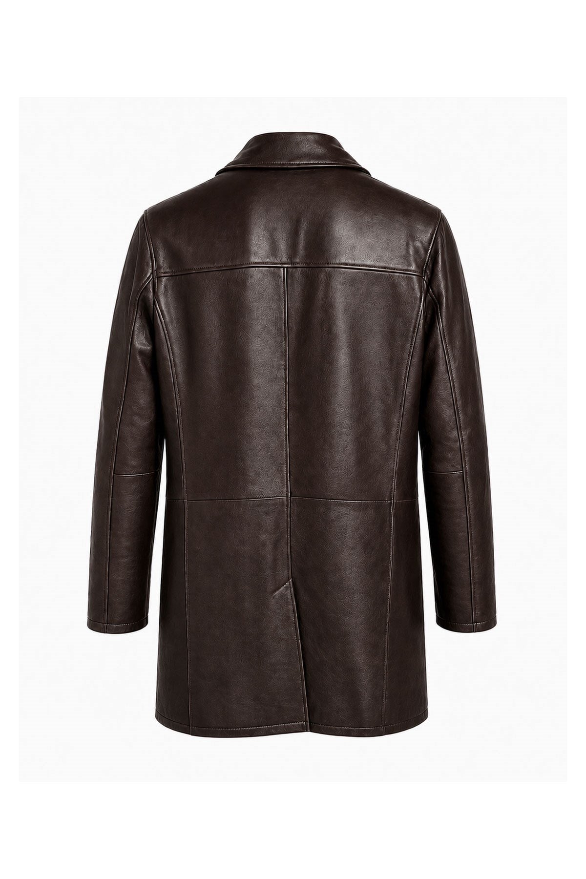 Dean Brown Genuine Leather Men's Coat