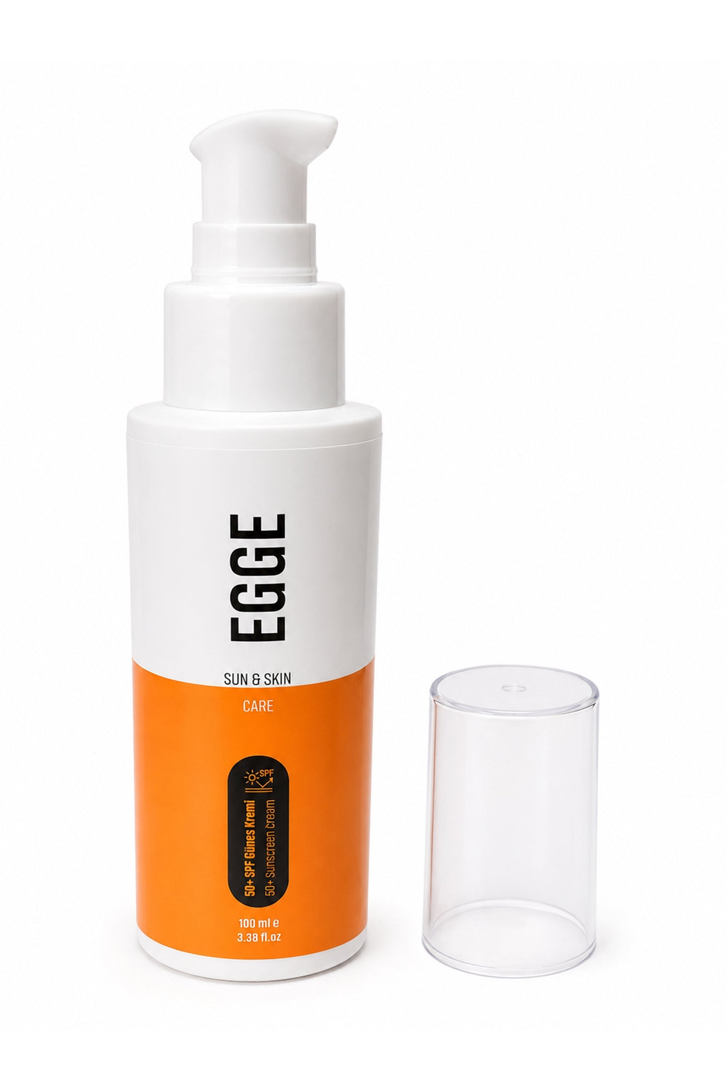 EGGE Intensive Protection Sun Skin Care SPF 50+ Face and Body Sunscreen for All Skin Types, 100 ml